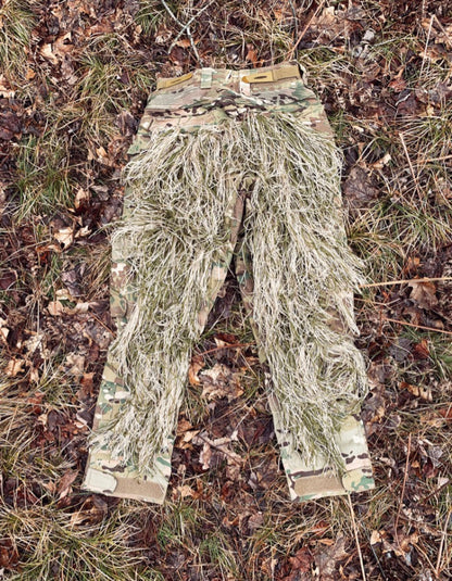 Ghillie Suit and Pants Set "Alligator" Sniper Style (Comes Fully Garnished)