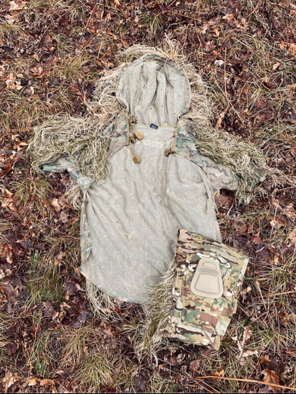 Fully Garnished Ghillie Suit Full Set Multicam With Crye G3 Sniper Pants