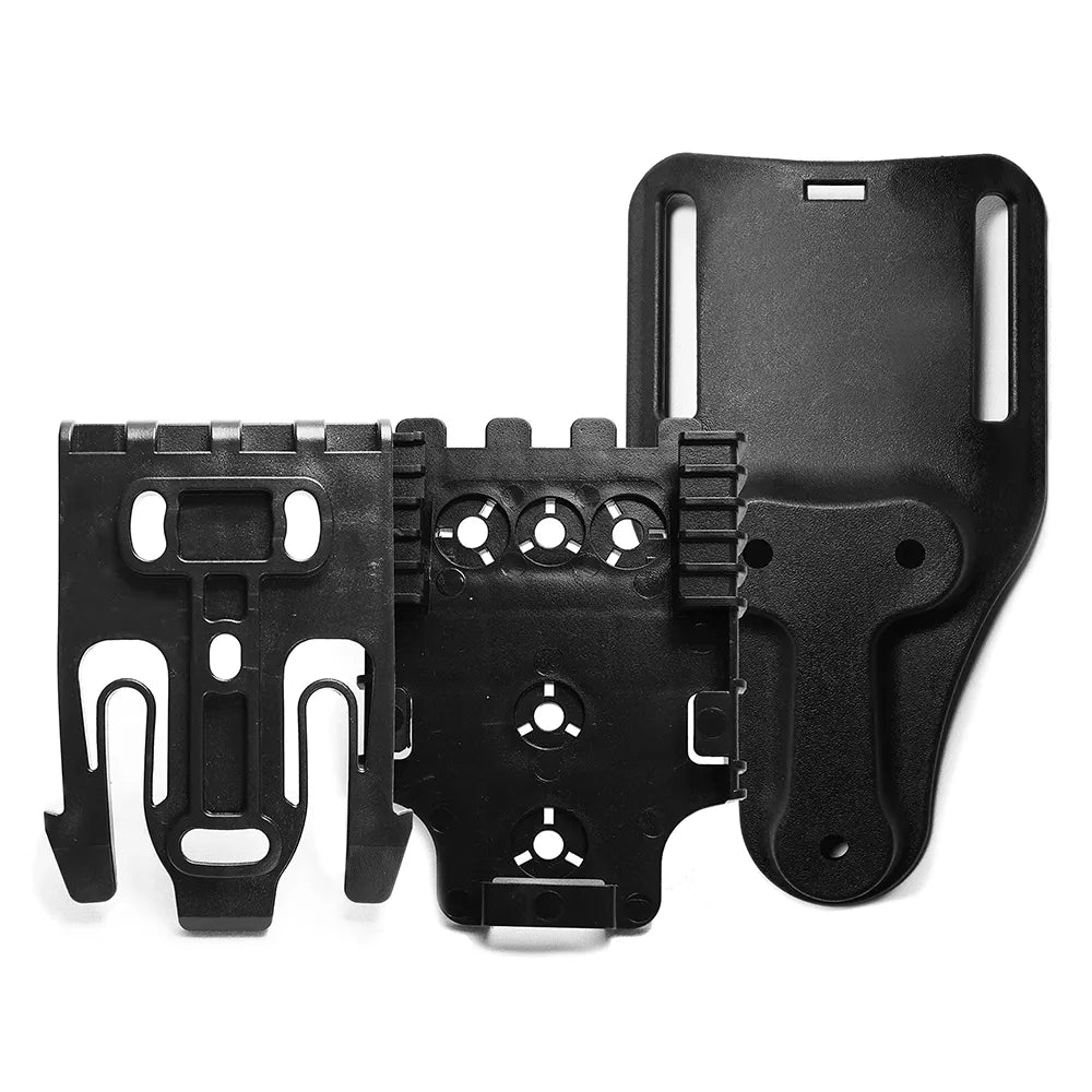 Tactical QLS 19 22 Quick Locking System Kit for Pistol Holster with 2" Mid Ride Belt Loop Adapter