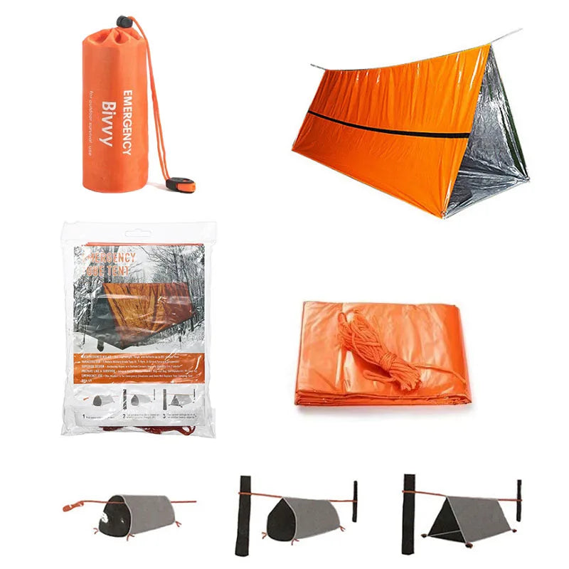 Bivvy Emergency Blanket Tent System