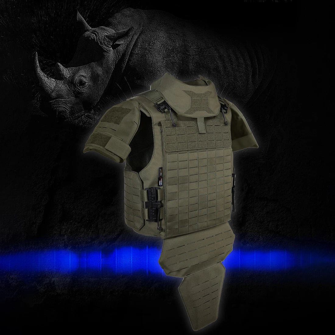 UNIVERSAL TACTICAL ALLIANCE Rhino Tactical D-Defense Fortress Tactics Vest - Flame Retardant Type