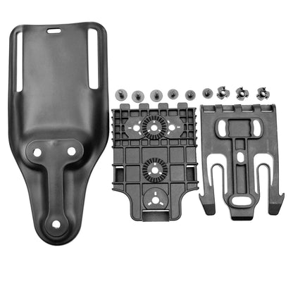 Tactical QLS 19 22 Quick Locking System Kit for Pistol Holster with 2" Mid Ride Belt Loop Adapter